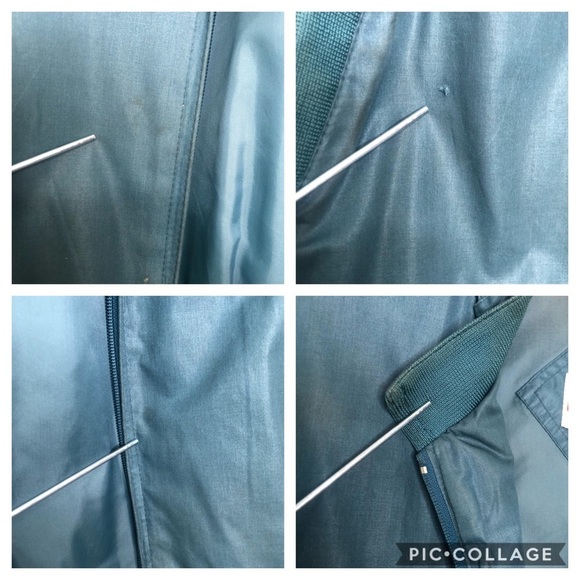 Vintage Members Only Blue Jacket Sz 46 - Picture 5 of 14